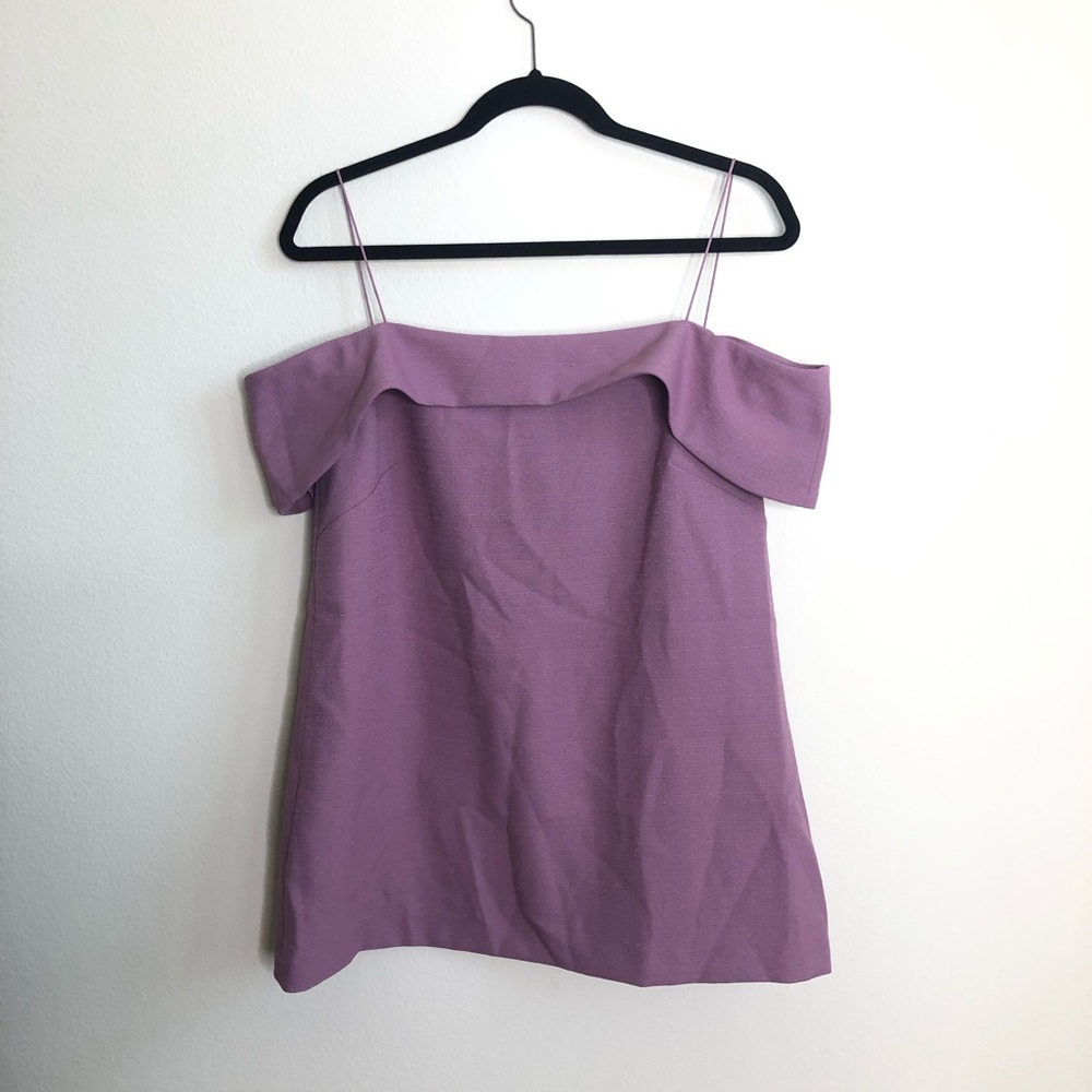 ⭐️ ASOS Off the Shoulder purple top